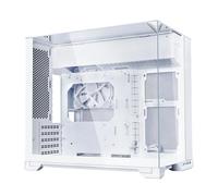Lian Li O11 Vision-M Chassis, White, Dual Chamber Mid Tower, 1 x 140mm Fans, USB