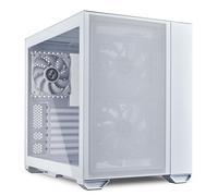 Lian Li O11 Air Mini White - Compact Midi-Tower Case with Tempered Glass and Mesh Panels for Optimal Airflow and Cooling