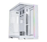 Lian Li O11D EVO XL, White, Dual Chamber Full Tower Chassis, Tempered Glass, USB