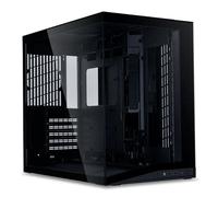 Lian Li O11D Mini V2 Black, Dual Chamber Compact Mid Tower Chassis, Tempered Gla