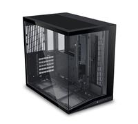 LIAN LI O11D MINI V2 | Compact ATX Mid-Tower Airflow Computer Case | Panoramic View | Fully Ventilated Airflow | Adjustable I/O | Pillar-Less | Cable Management | Black (O11DMIV2X)