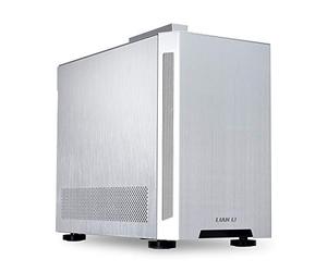 Lian Li PC-TU150A Aluminium Mini-ITX Case - Compact ITX Form Factor - Silver with Retractable Magnetic Handle and Push-To-Lock Panels - USB 3.1 Type-C and Optimised Cooling Capacity