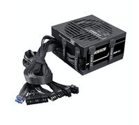 Lian Li RB 650W Power Supply, 80 Plus Bronze, ATX 3.1, PCIe 5.1 Ready, 135mm Low-Noise Fan, Built-in Cable Management, 5-Year Warranty, Non-Modular - Black (RB650B)