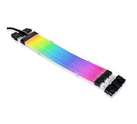 LIAN LI Strimer Plus V2 Triple 8-Pin RGB GPU Cable - Customisable ARGB Extension