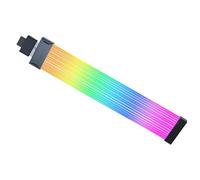 Lian Li Strimer Wireless 16 Pin - Addressable RGB Power Extension Cable with Wireless Control - 12 LED Strip - Wireless Controller NOT Included; a Controller is Required for use (PW16-121W)