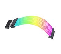 LIAN LI Strimer Wireless 24-Pin RGB Motherboard Extension Cable - 132 Addressable LEDs, 2.4 GHz Wireless Connection, L-Connect 3 Compatible, Premium Sleeving (Wireless Controller Not Included)