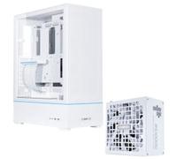 Lian Li SUP-01 White Case & RS 1000W Gold Power Supply - Builder Bundle
