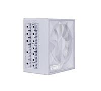 Lian Li SX Series Modular Power Supply - 80 PLUS Platinum Efficiency, ATX 3.1 and PCIe 5.1 Compliant, Fully Modular Braided Cables, 120mm FDB Fan with Zero RPM Mode - 1000W, White