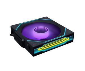 Lian Li Uni Fan 14SLIN1W1B computer cooling system Computer case 14 cm Black 1 pc(s)