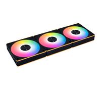Lian Li UNI FAN CL WIRELESS Reverse Flow 120mm Triple Fan Pack - Black - 12RCL1W3B