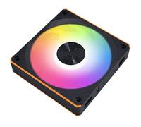 Lian Li UNI FAN CL120 Reverse Flow - 120mm ARGB PWM Fan, Black, Wireless Daisy-Chain, Reverse Airflow Design, Controller-Free, Modular Fan for Clean Builds