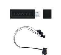 Lian Li UNI Fan L-Wireless Controller for Computer Fans, Works with SL-Infinity Wireless, CL Wireless, SL & TL Wireless, Strimer Wireless, and Hydroshift II - Black