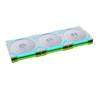 Lian Li UNI FAN SL FLEX Wireless Reverse Blade 120 mm PWM Fan 3-Pack | White, 3-pack, Reverse Blade, controller, FLEX Receiver, ARGB, infinity mirror, up to 110.5 m³/h airflow