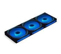 Lian Li UNI SL120 INF Reverse Addressable RGB Black 120mm Triple Fan Pack with Controller
