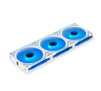 Lian Li UNI SL120 INF Reverse Addressable RGB White 120mm Triple Fan Pack with Controller