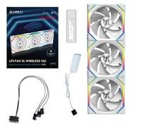 Lian Li UNI FAN SL Wireless Reverse Flow 120mm White Triple Pack