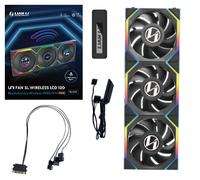 Lian Li UNI FAN SL Wireless LCD 120 Computer case 12 cm Black 3 pc(s)