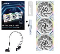 Lian Li UNI SL WIRELESS RGB 120mm Reverse Flow Fan Triple Pack - Black