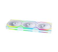 Lian Li UNI FAN SL Wireless PC Fan 120mm RGB - 3-Pack Reverse Blade Gaming PC Fans White | PWM Fan - 40 ARGB LEDs - up to 2,000 RPM - Slot-in System - High Airflow - Low Vibration - Quiet