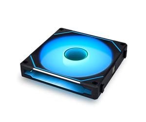 Lian Li UNI FAN SL140 Infinity Addressable RGB 140mm Case Fan, Black | Infinity mirror computer fan for PC cooling, single ARGB fan for gaming builds