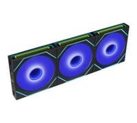 Lian Li UNI FAN SLINF FLEX 120mm Triple Fan Pack with Controller - Black