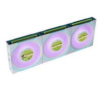 120mm Lian Li Uni Fan SL-INF LCD Flex, Triple Pack, White, 9 Blades, 2000RPM, 59