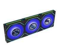 Lian Li UNI FAN SLINF LCD FLEX Reverse 120mm Triple Fan Pack - Black - COO-LIA-07979