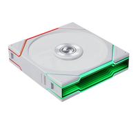 Lian Li UNI FAN TL FLEX 120mm PWM ARGB Case Fan, Single Pack - White | High-performance 120mm ARGB fan with up to 90.1 CFM airflow, flexible USB, wireless, or motherboard control