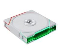 120mm Lian Li Uni Fan TL Flex, White, 9 Reverse Blades, 2300RPM, 83.4CFM, PFD Be