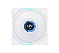 Lian Li UNI FAN TL LCD 120mm PWN RGB Case Fan Triple Pack - White