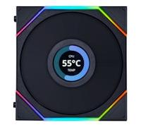 Lian Li UNI FAN TL LCD 120mm Reverse Flow PWM ARGB Fan - Black