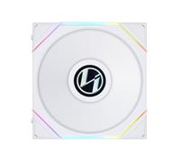 Lian Li UNI FAN TL LCD 140mm PWM ARGB Fan - High Airflow, Quiet Operation, White
