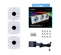 Lian Li UNI FAN TL LCD 120mm PWM, RGB Triple Fan Pack - White