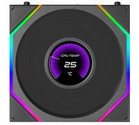 Lian Li UNI FAN TL LCD FLEX Reverse 120mm Fan - Black - COO-LIA-07959