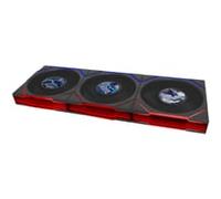 120mm Lian Li Uni Fan TL LCD Flex, Triple Pack, Black, 9 Reverse Blades, 1900RPM