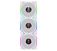 120mm Lian Li Uni Fan TL LCD Flex, Triple Pack, White, 9 Reverse Blades, 1900RPM
