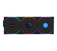 Lian Li UNI FAN TL LCD Wireless Reverse 120mm Triple Pack Fans in