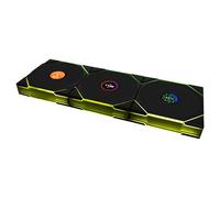 Lian Li UNI FAN TL Wireless LCD PC Fan 120mm RGB - 3-Pack Reverse Blade Gaming PC Fans Black | PWM Fans - 26 ARGB LEDs - 1,900 RPM - Daisy Chain, High Airflow, Low Vibration, Silent, Infinity Mirror