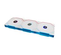 Lian Li UNI FAN TL Wireless LCD PC Fan 120mm RGB - 3-Pack Reverse Blade Gaming PC Fans White | PWM Fans - 26 ARGB LEDs - 1,900 RPM - Daisy Chain, High Airflow, Low Vibration, Silent, Infinity Mirror