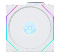 Lian Li Uni Fan TL120 LCD Reverse Blade Wireless Computer case 12 cm White 1 pc(s)