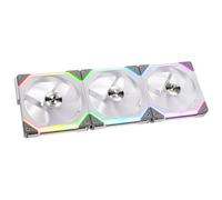 Lian-Li UNI SL120 Addressable RGB White 120mm Fan Triple Pack with Controller