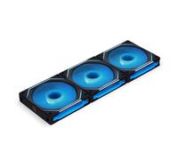 Lian Li UNI SL120 INF Addressable RGB 120mm Fans with Controller - Black, Triple Pack