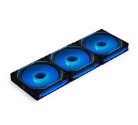 Lian Li UNI SL120 INF Reverse Addressable RGB 120mm Triple Fan Pack - Black - 12RSLIN3B