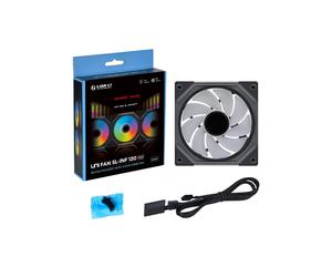 Lian Li UNI SL120 INF Reverse Blade Addressable RGB Black 120mm Fan