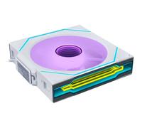 Lian Li UNI SL120 INF Reverse Wireless Addressable RGB 120mm Fan - White - 12RSLIN1W1W