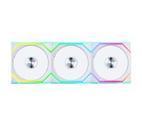 Lian Li UNI FAN SL Wireless Reverse Blade 120mm ARGB PWM Fan White 3PK