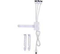 Lian Li USB 2.0 1 to 3 Hub (Type A Male Port) White
