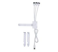 Lian Li USB 2.0 1-to-3 Hub (Type A Male Port) - White