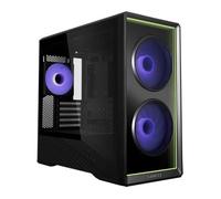 Lian Li Vector V150 PC Case Black | Micro-ATX Mid-Tower with Back Connect Support, USB-C, Tempered Glass & ARGB Fans for Strong Cooling & Clean Builds