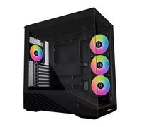 Lian Li V100 Mid Tower Case - Black, ATX Support, Mesh Front Panel, Tempered Glass, USB-C, Tool-Free Side Panel